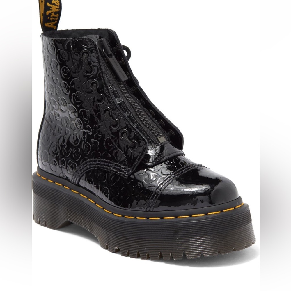 Dr. Martens 1460 Bex Lug Sole Patent Boot Women Size 7